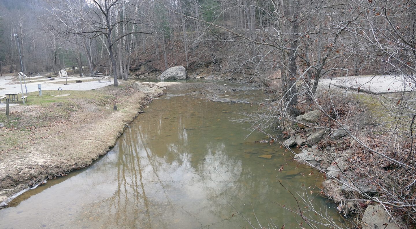 Fly Fishing Middle Fork Red River, Red River Gorge, Slade Kentucky